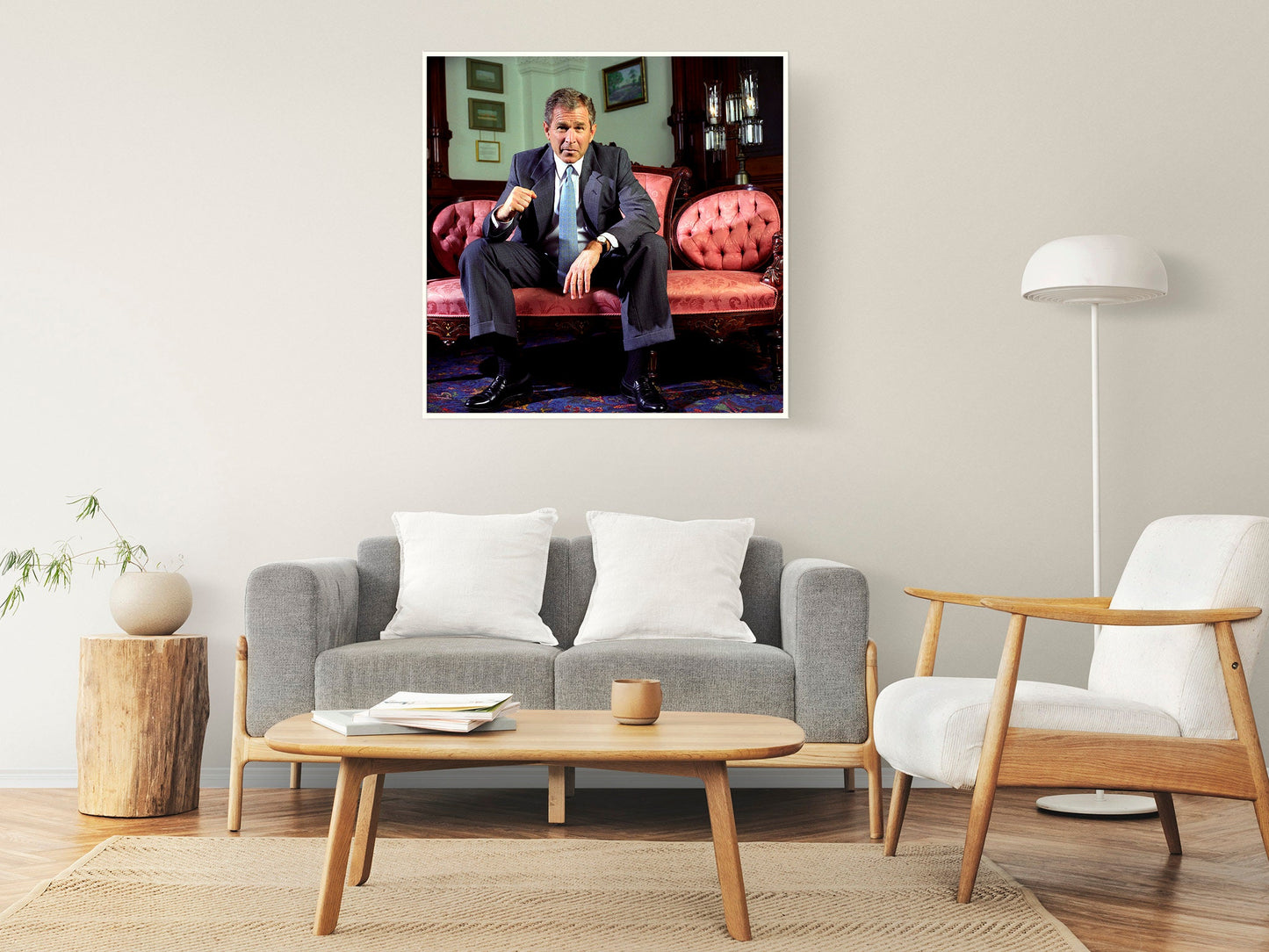 George W. Bush Print Poster, by Harry Benson in Austin, TX, 2000