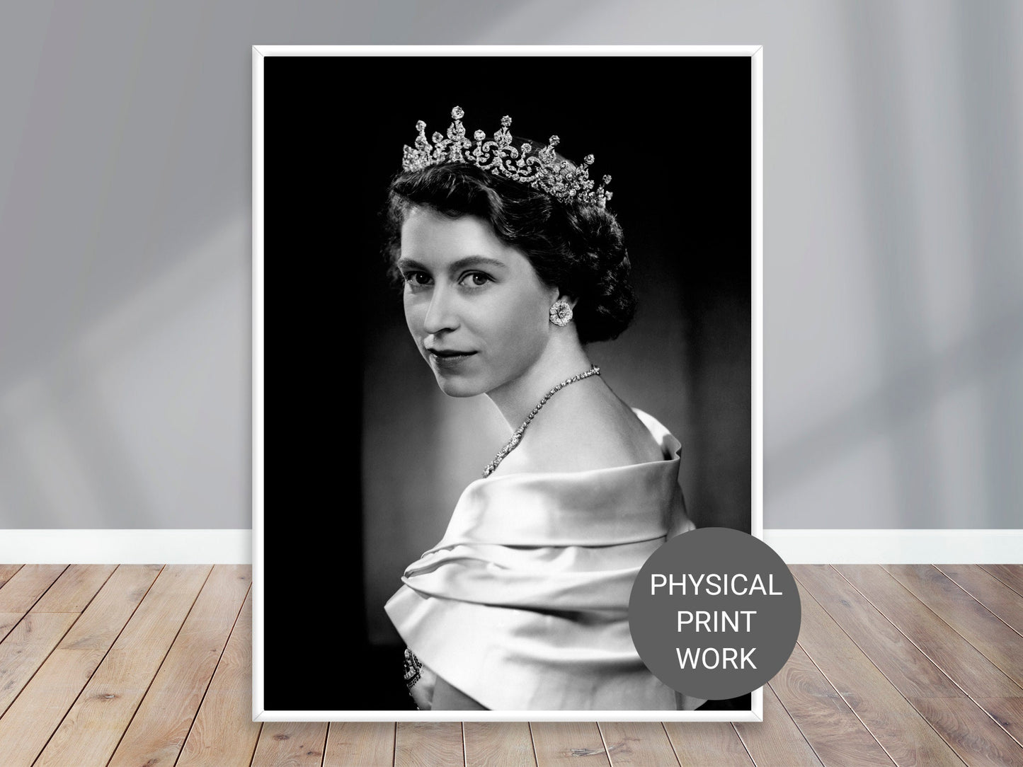 Princess Elizabeth Print Poster, Queen Elizabeth II by Yousuf Karsh, 1951