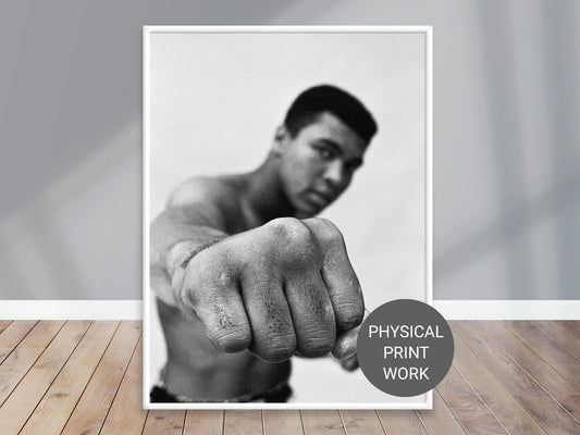 Fine Art Photo by Thomas Hoepker, Ali Right Fist Print Poster, Chicago, 1966