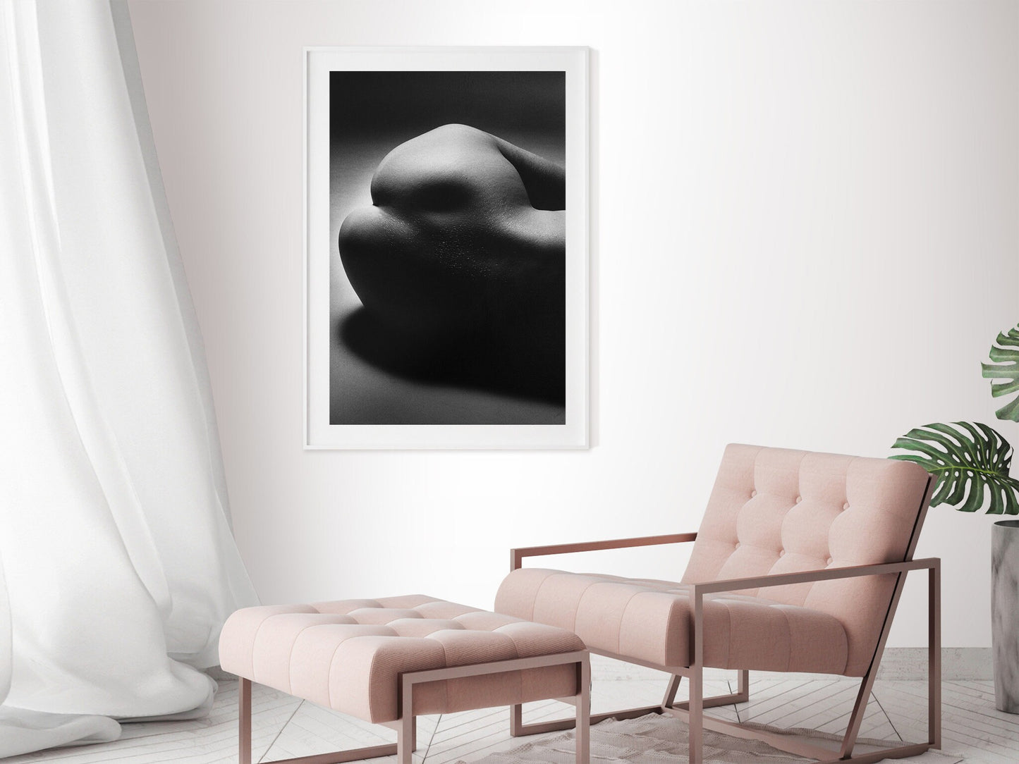 Nude Art Photo Print Poster, Derrière Anglais, Paris , 1969, by Jeanloup Sieff