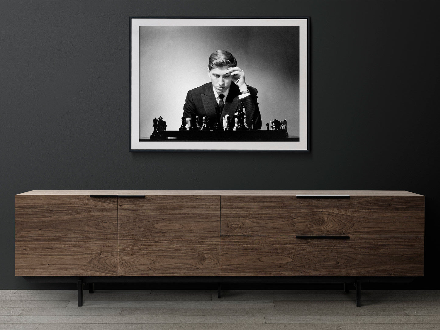 Fine Art Photo, Bobby Fischer Poster Print, Chess Legend in New York City, 1962