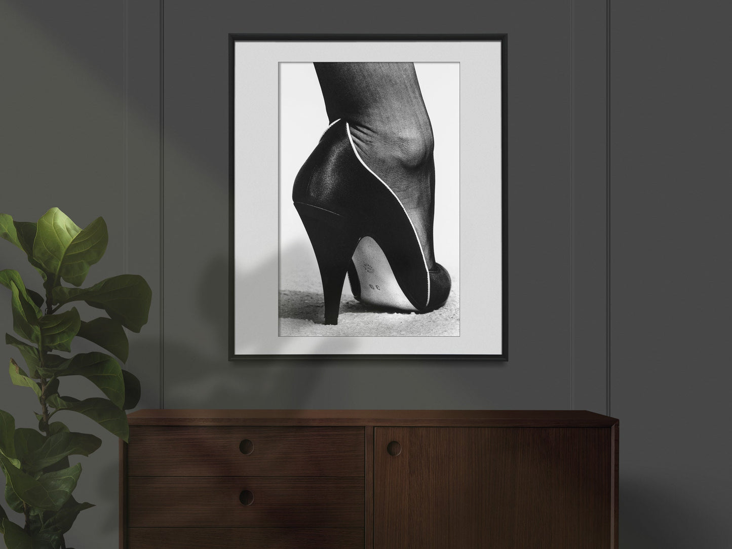 Fine Art Photo by Helmut Newton, Shoe Print Poster, Monte-Carlo, 1983